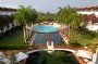Ausblick auf die Hotelanlage des Lanka Princess
