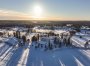 Die winterliche Landschaft rund um das Hotel Filipsborg