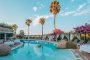 Entspanne Sie am Pool unter Palmen